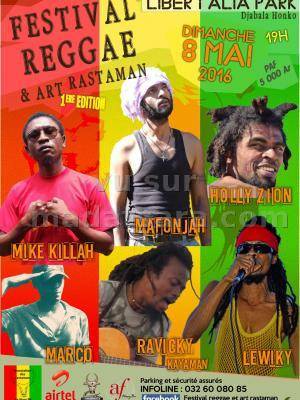 Mafonjah, Mike Killah, Holly Zion, Ravicky, Lewikk - festivak Reggae & Art Rastaman 1ère édition Nosy Be 2016