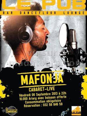 Mafonjah en cabaret-live au Pub
Quelques vidéos de Mafonjah
[videos artiste=mafonja]