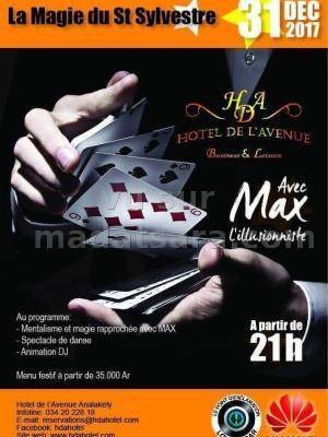Magie de la st-sylvestre Hotel de l'Avenue (HDA) Analakely