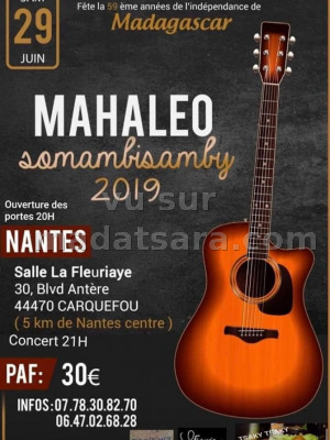 Mahaleo‍ Somambisamby 2019 - Salle La Fleuriaye Carquefou