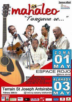 Mahaleo en concert à l'Espace Rojo et au Terrain Saint Joseph Antsirabe