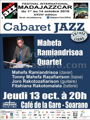 Mahefa Ramiandrisoa Quartet‍ en concert au Café de la Gare Soarano‍