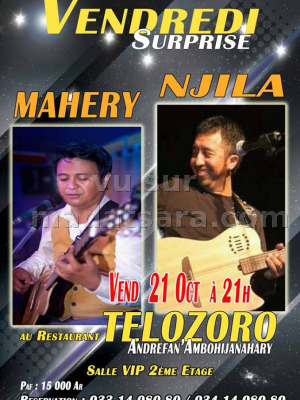 Mahery‍ & Njila‍ vendredi suprise - Restaurant Telozoro‍