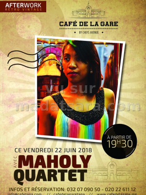 Maholy‍ Quartet afterwork retro vintage Café de la Gare Soarano‍