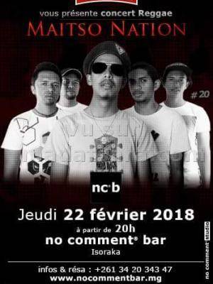 Maitso Nation en show case No Comment Bar Isoraka