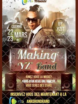 Making Yz'Band Casting au Dome RTA Akorondrano