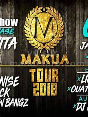 Makua tour 2018 avec Shyn, Denise, Boy Black, Shadow, Lion Hill, Quator Squad Gymnase Soavita Toamasina