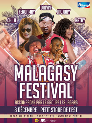 Malagasy festival - Vaiavy Chila‍ , Fenoamby‍ , Jaojoby‍ , Nathy‍ & D'Alvis‍ - Petit Stade de l'Est