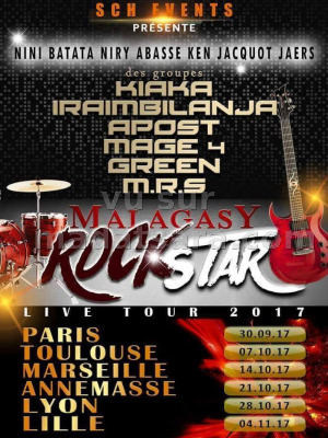 Malagasy rock star live tour 2017