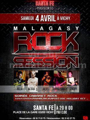 Malagasy Rock Session Soirée Cabaret Rock avec Haja, Alban, Jaers, Mahatsangy et Oekapy à Vichy