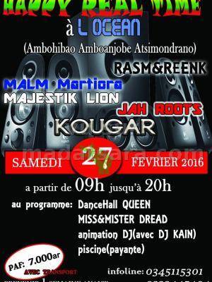 Malm Martiora, Majestik Lion, Jah Roots, Kougar - Happy Real time à l'Ocean Ambohibao Amboanjobe Atsimondrano