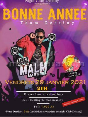 Malm Martiora Night Club Destiny Tsididy