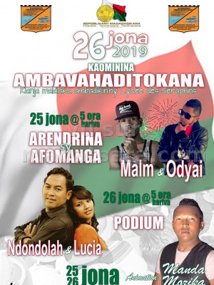 Malm Martiora‍ , Odyai‍ , Ndondolah‍ Lucia‍ Podium - Kianja Kaominina Ambavahaditokana