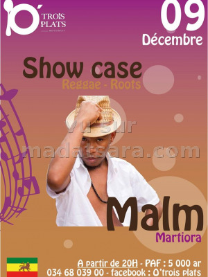 Malm Martiora‍ show case au O'Trois Plats‍