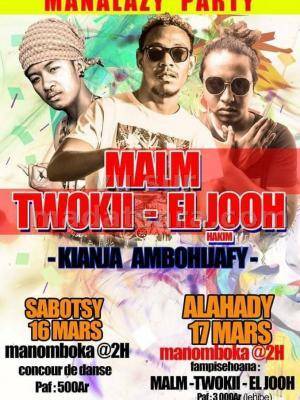 Malm Martiora, Twokii, El Jooh Hakim manalazy party Terrain de foot Ambohibary Ambohijafy Fenoarivo