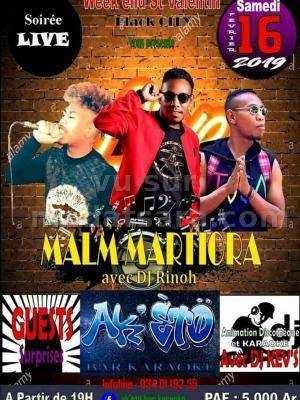 Malm Martiora weekend saint Valentin Aketo Antsirabe