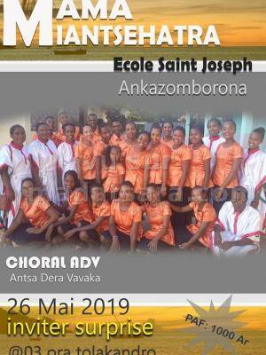 Mama mianysehatra Ecole Saint Joseph Ankazomborona Chorale ADV Antsa Dera Vavaka