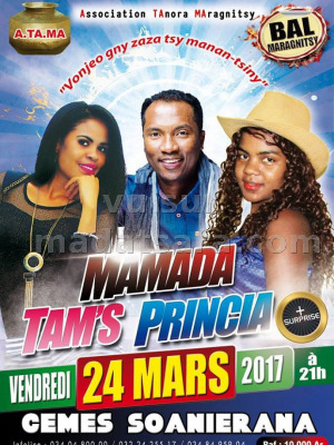 Mamada‍, Princia‍ & Tam's‍ en concert CEMES Soanierana‍