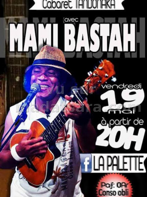 Mami Bastah‍ en concert La Palette Antsirabe‍ cabaret tandonaka