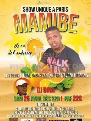 Mamibe Show unique à Paris Insomnia avec Dj Dina
