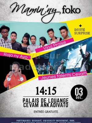 Mamin'ny foko au CEVAM Ankadivato‍ - avec Rojo Ny Avo‍, Vina Praise & Jeunes talents CEVAM
