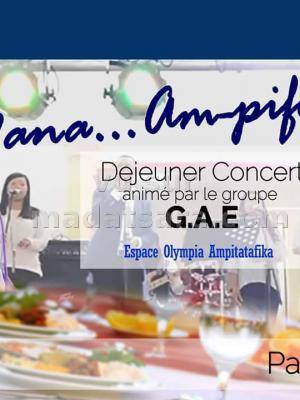 Mana am-pifaliana Espace Olympia Ampitatafika avec le groupe Groupe G.A.E