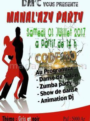 Manal'azy party Code 110