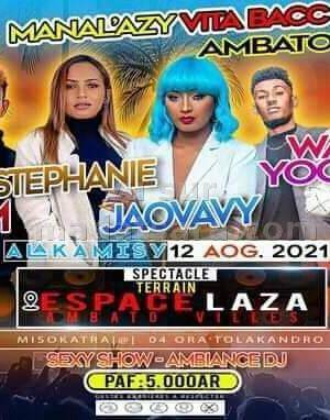 Manal'azy vita bacc Malm Martiora, Stéphanie, Jaovavy, Yoongs Espace Laza Antanifotsy Ambatondrazaka