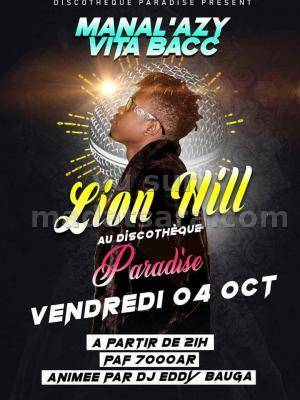Manal'azy vuta bacc Lion Hill - Paradise Club Tamatave