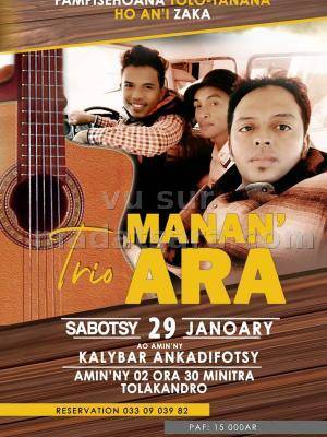 Manan'Ara kalybar Ankadifotsy