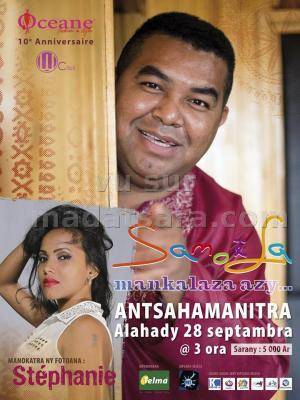 Mankalaza azy - Samoëla et Stéphanie en concert à Antsahamanitra