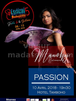 Manohy Narimanana‍ en concert Festival Guitare de Madagascar Tamboho Restaurant Tana Water Front Ambodivona‍