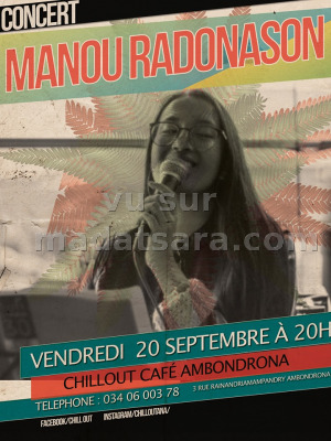 Manou Radonason‍ - Chillout Café Ambondrona‍