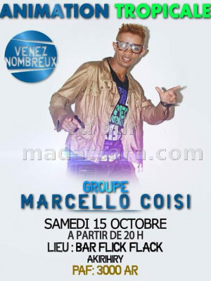 Marcello Coisi‍ en concert Bar Flick Flack Ankirihiry