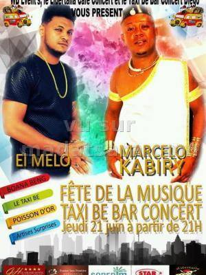 Marcello Kabiry & El'Melo en show case Taxi Be Diégo