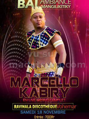Marcello Kabiry en concert Ravinala Discothèque Vohémar