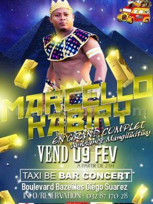 Marcello Kabiry en show case Taxi Be Diégo