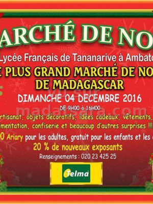 Marché de Noël au Lycée Français de Tananarive Ambatobe