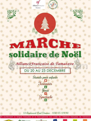 Marché solidaire de Noël - AF - Alliance Française Toamasina‍