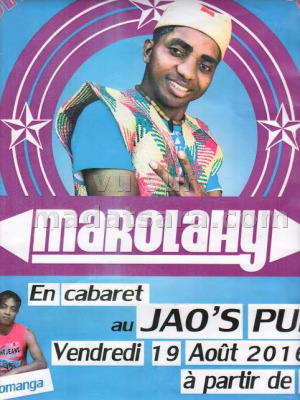 Marolahy en cabaret au Jao's Pub