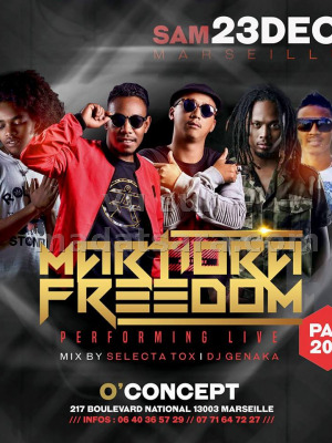 Martiora Freedom‍ performing live - O'Concept Marseille‍