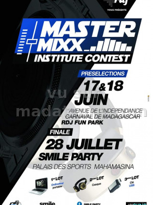 Master mixxx institute contest - Palais des Sports Mahamasina‍ - Avenue de l'Indépendance Analakely‍
