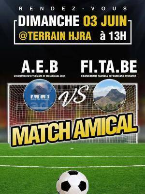 Match amical Hopital HJRA AEB vs FITABE