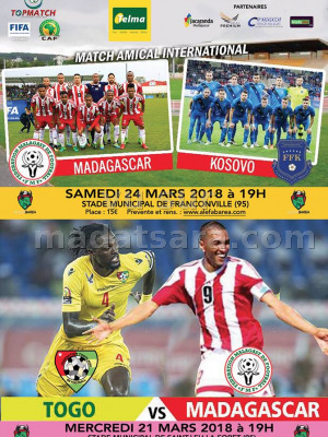 Match amical international - Madagascar vs Togo - Stade de Franconville
