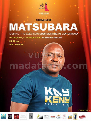 Matsubara‍ en show case Kimony Resort Morondava