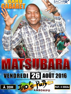 Matsubara - grand cabaret au Jao's Pub