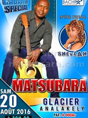 Matsubara & Sheylah - cabaret spécial au Glacier Analakely