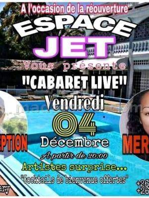 Max exception cabaret live Espace Le Jet