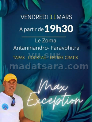 Max exception‍ - Le Zoma Antaninandro Faravohitra