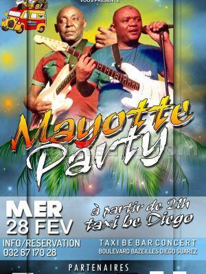 Mayotte party Taxi Be Diégo